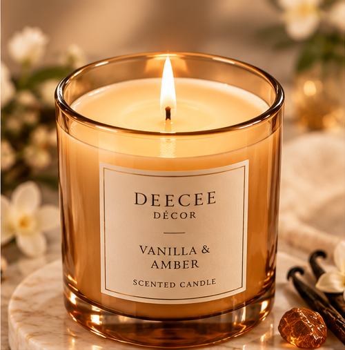 candle_image_2 Vanilla & Amber Luxury Candle - Image 4
