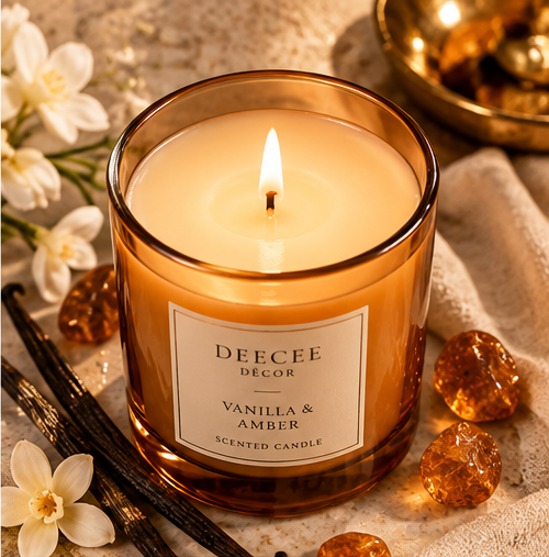candle_image_3 Vanilla & Amber Luxury Candle - Image 3