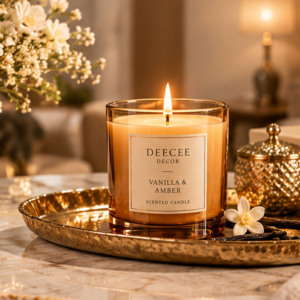 Vanilla & Amber Luxury Candle