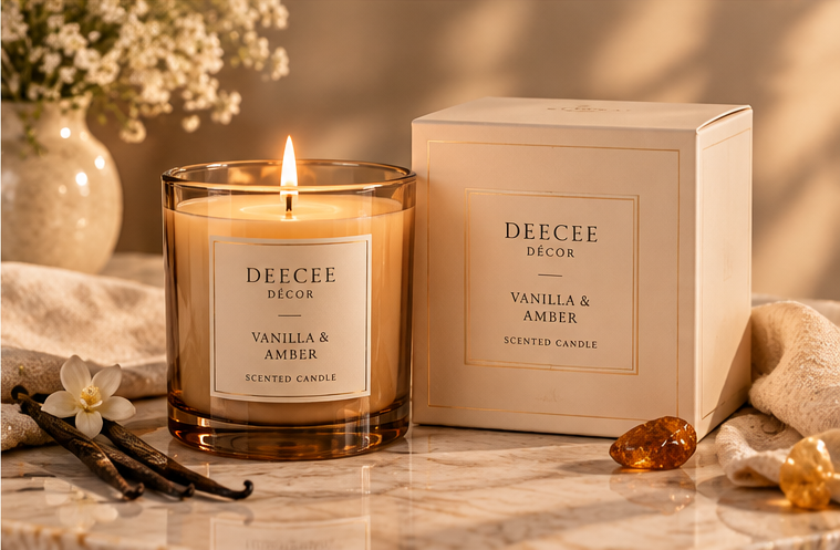 candle_image_5 Vanilla & Amber Luxury Candle - Image 5